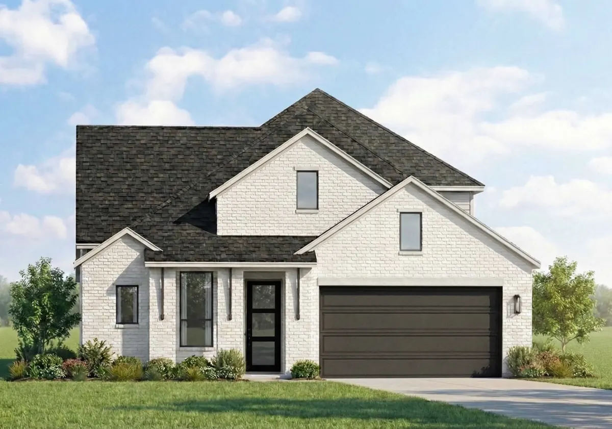 Brent floor plan by Highland Homes, a single-story home in Elyson, Katy, Texas